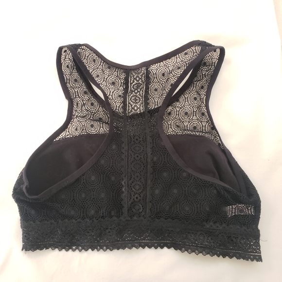 High Neck Razor Back Bralette - Picture 2 of 3